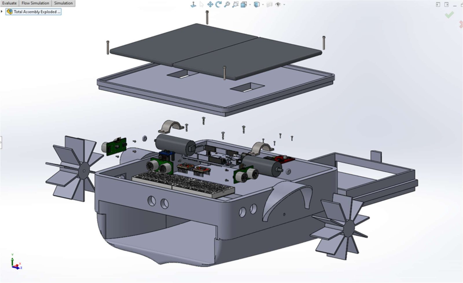SolidWorks exploded assembly