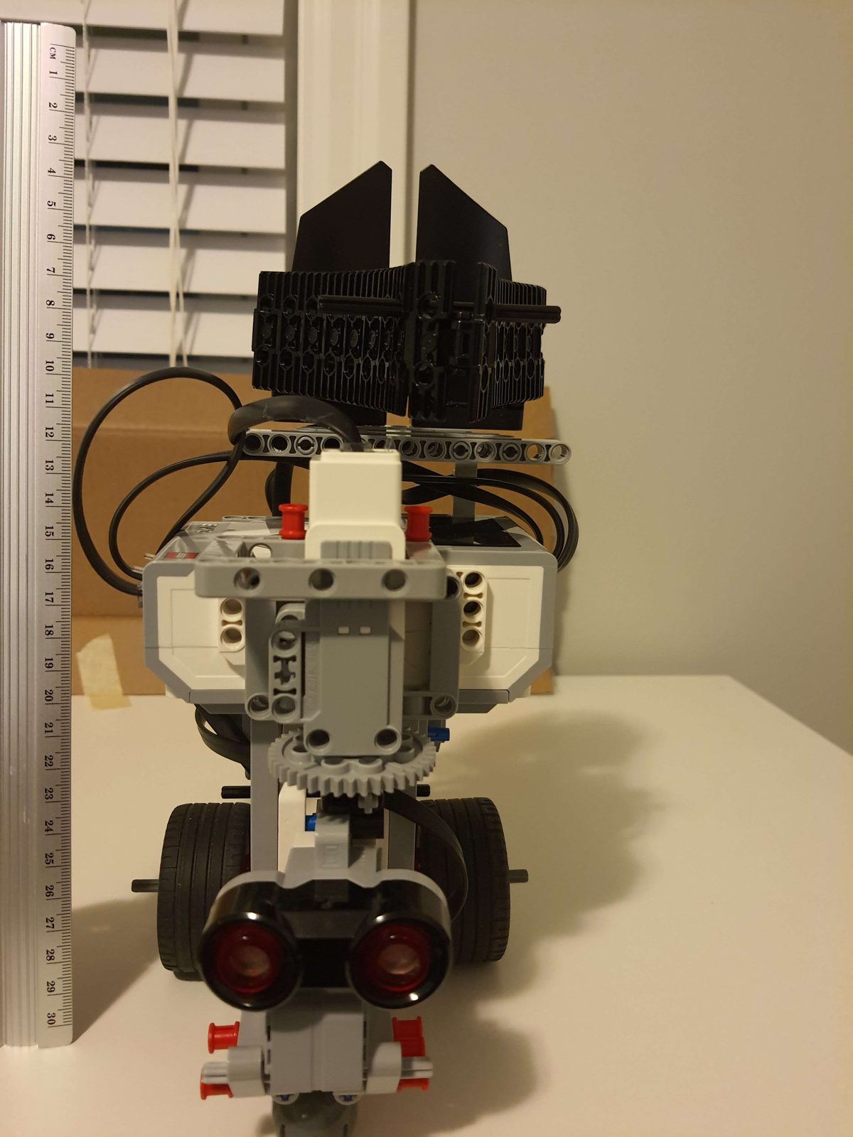 Front view of final design
